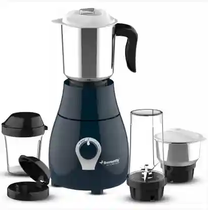  Butterfly Arrow Pro Blend 500 Juicer Mixer Grinder (4 Jars, Ink Blue)